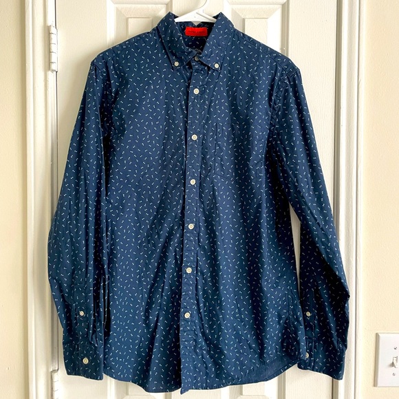 St John’s Bay Comfort Stretch Oxford - Small - Picture 1 of 4